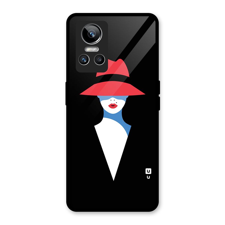 Mysterious Woman Illustration Glass Back Case for Realme GT Neo 3