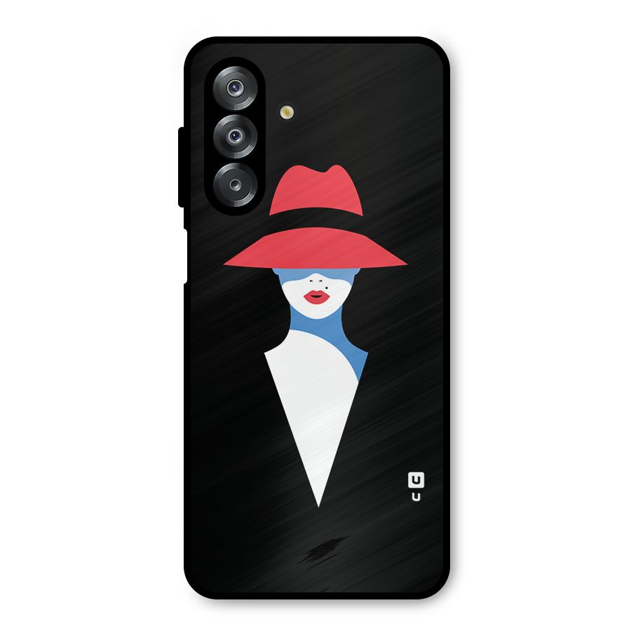 Mysterious Woman Illustration Metal Back Case for Galaxy A26
