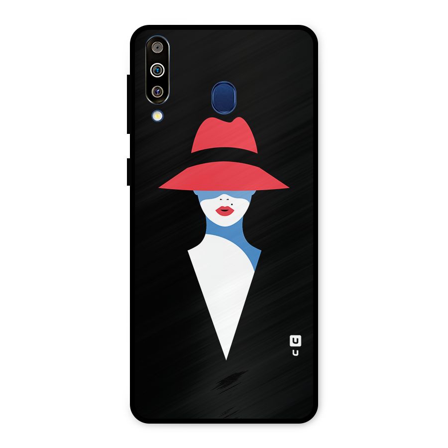 Mysterious Woman Illustration Metal Back Case for Galaxy M30