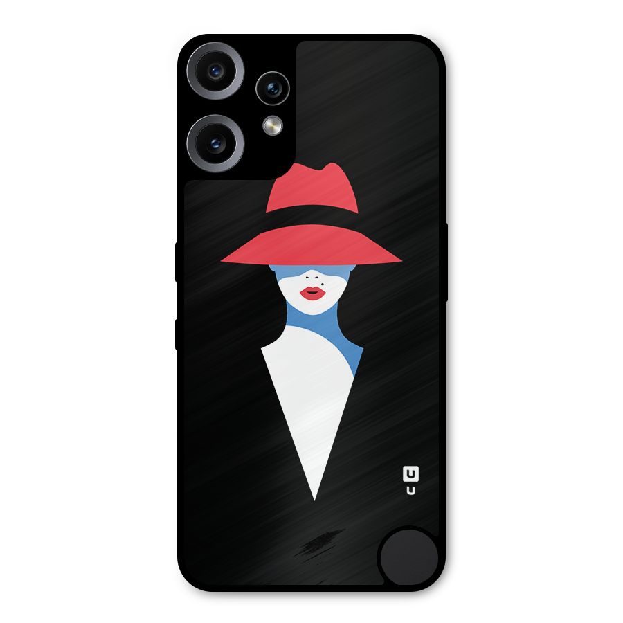 Mysterious Woman Illustration Metal Back Case for Nothing CMF Phone 2 Pro
