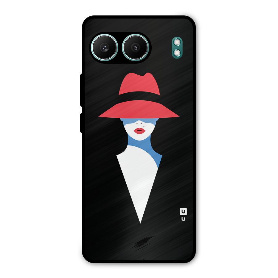 Mysterious Woman Illustration Metal Back Case for OnePlus Nord 4