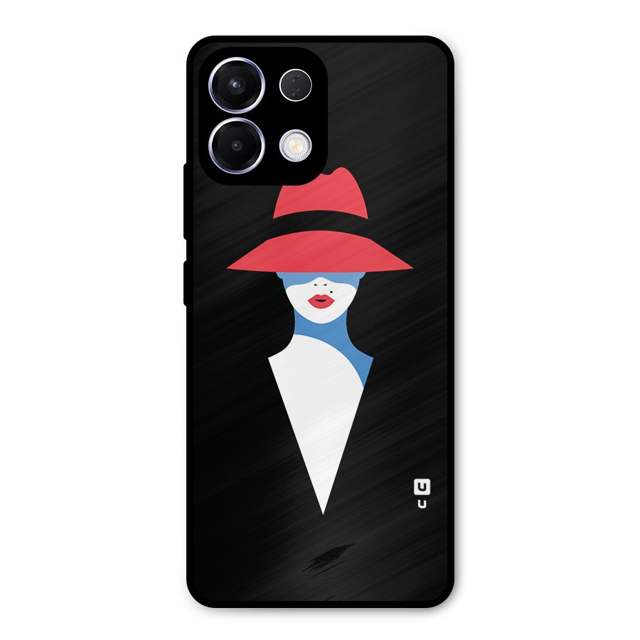 Mysterious Woman Illustration Metal Back Case for Oppo K13