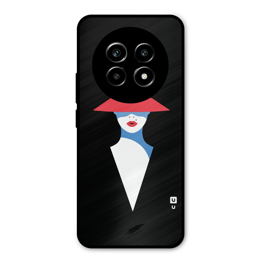 Mysterious Woman Illustration Metal Back Case for Realme 13 Pro