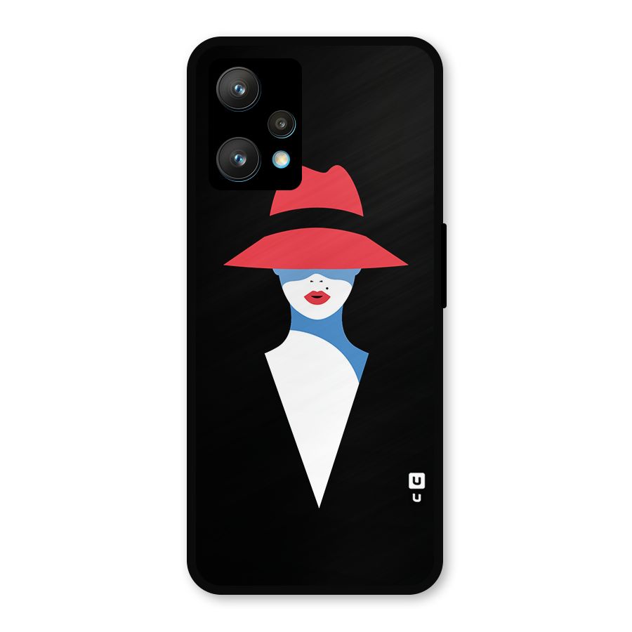 Mysterious Woman Illustration Metal Back Case for Realme 9 Pro Plus 5G