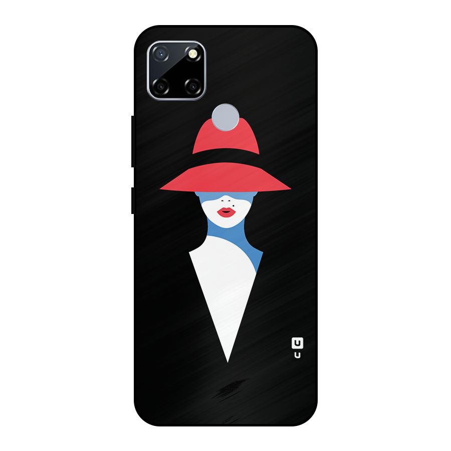 Mysterious Woman Illustration Metal Back Case for Realme Narzo 20