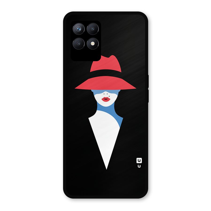 Mysterious Woman Illustration Metal Back Case for Realme Narzo 50