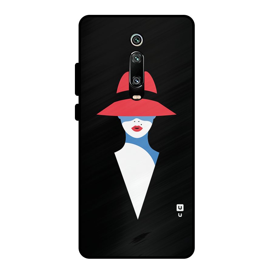 Mysterious Woman Illustration Metal Back Case for Redmi K20