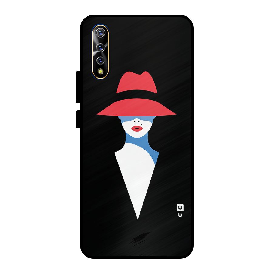 Mysterious Woman Illustration Metal Back Case for Vivo S1