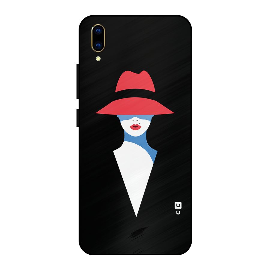 Mysterious Woman Illustration Metal Back Case for Vivo V11 Pro