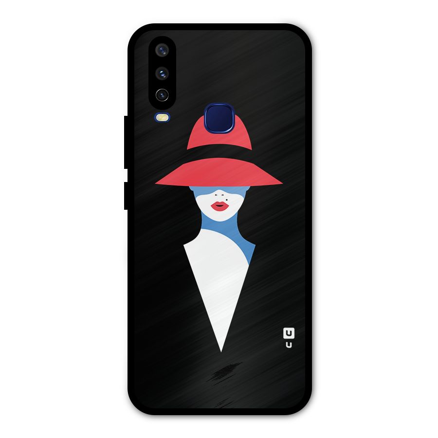 Mysterious Woman Illustration Metal Back Case for Vivo V17