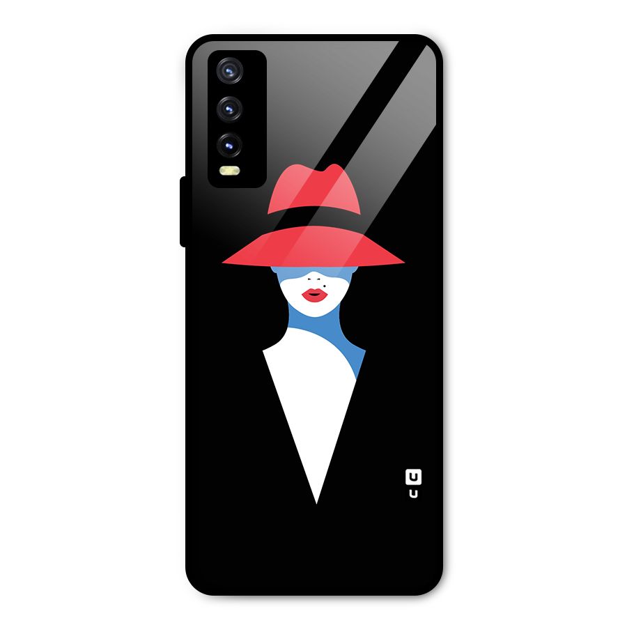 Mysterious Woman Illustration Metal Back Case for Vivo Y20