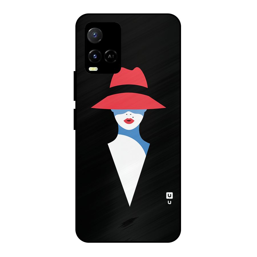 Mysterious Woman Illustration Metal Back Case for Vivo Y21