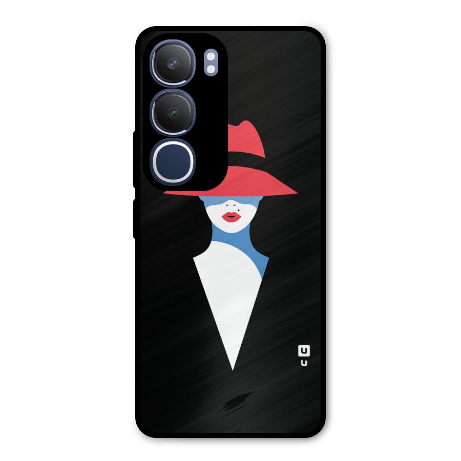 Mysterious Woman Illustration Metal Back Case for Vivo Y29