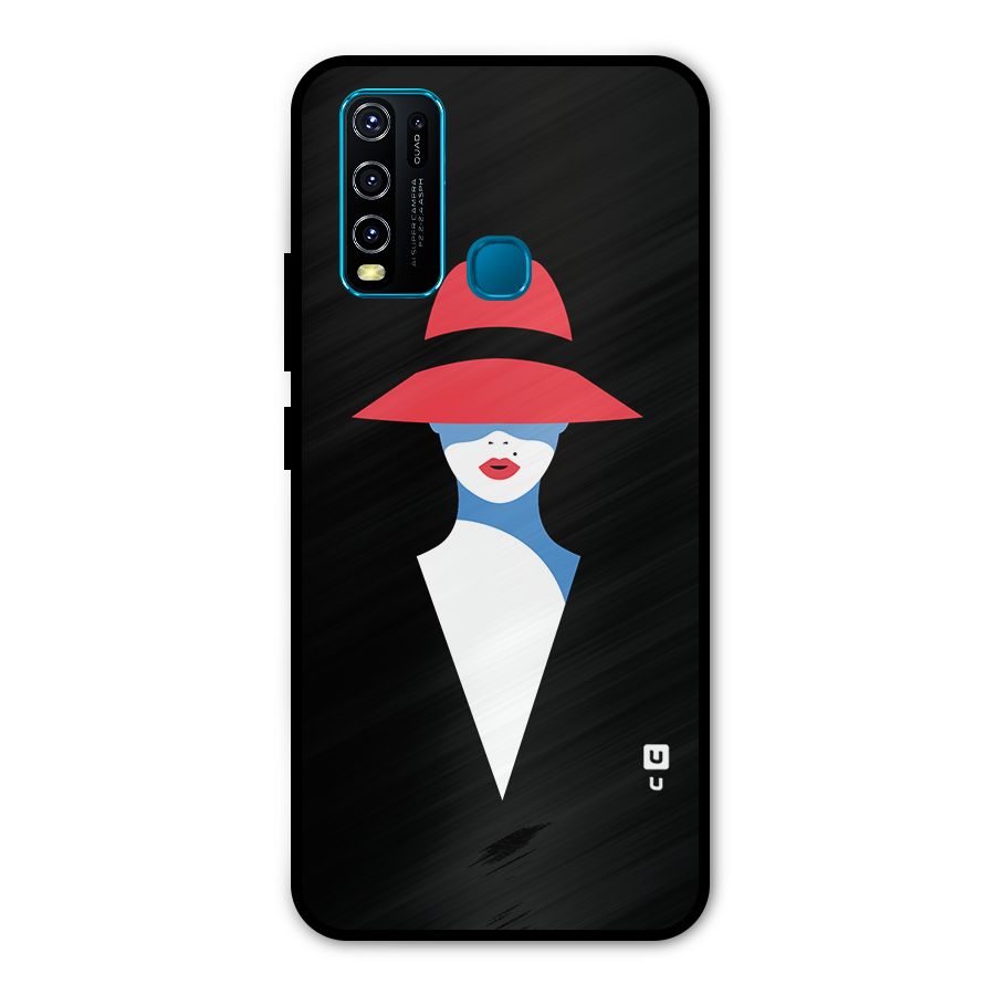 Mysterious Woman Illustration Metal Back Case for Vivo Y50