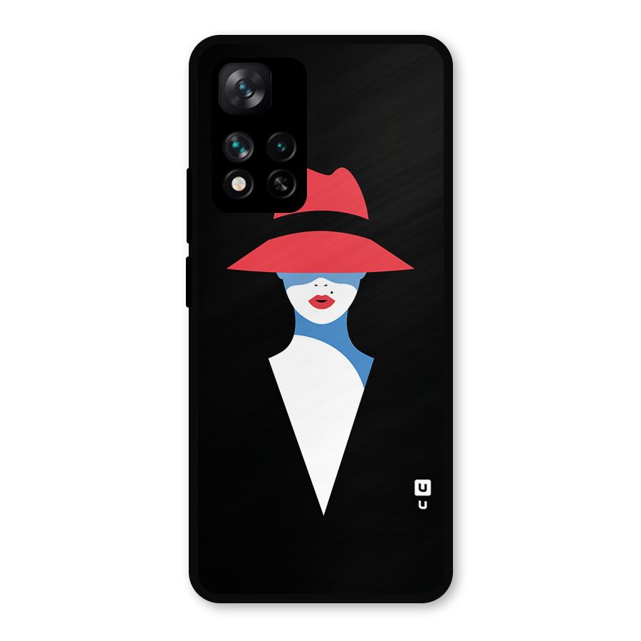 Mysterious Woman Illustration Metal Back Case for Xiaomi 11i Hypercharge 5G
