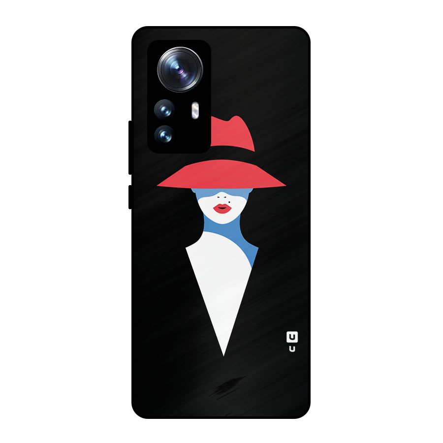 Mysterious Woman Illustration Metal Back Case for Xiaomi 12 Pro