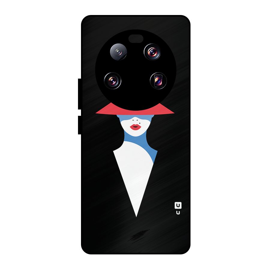 Mysterious Woman Illustration Metal Back Case for Xiaomi 13 Ultra