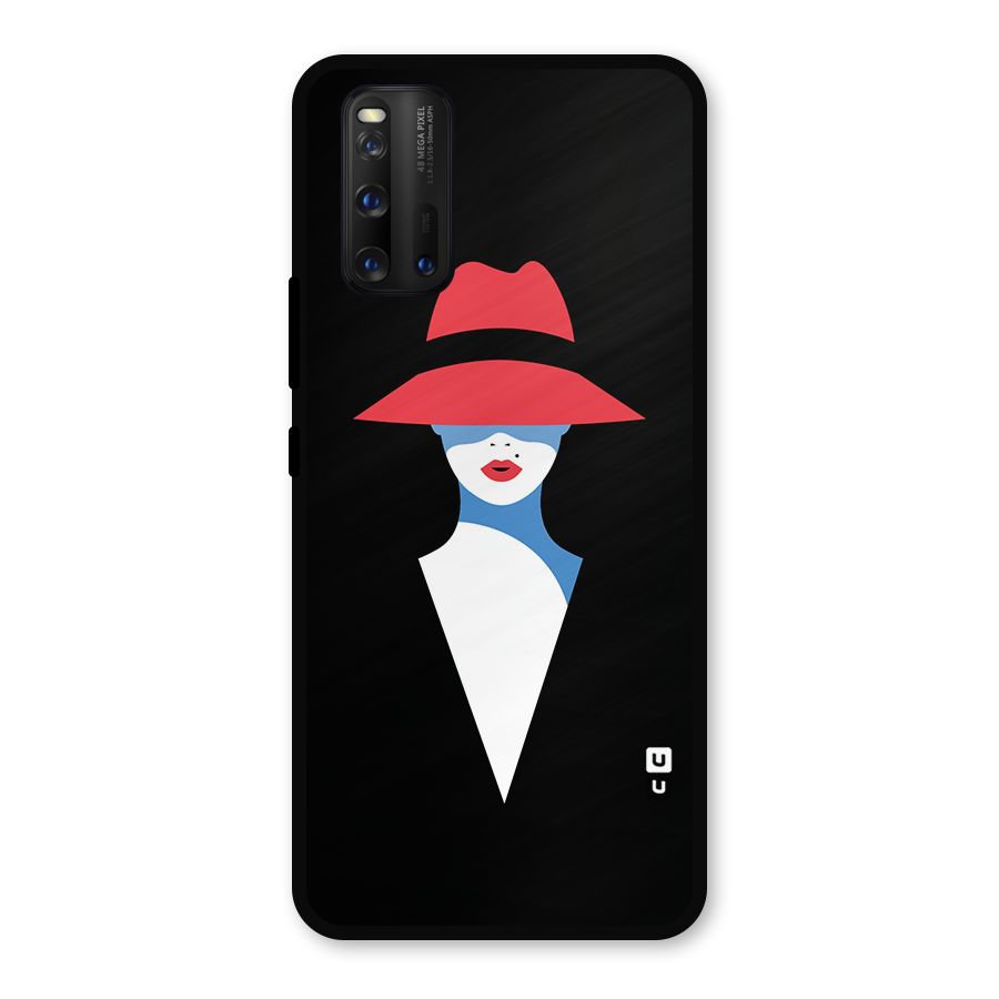 Mysterious Woman Illustration Metal Back Case for iQOO 3