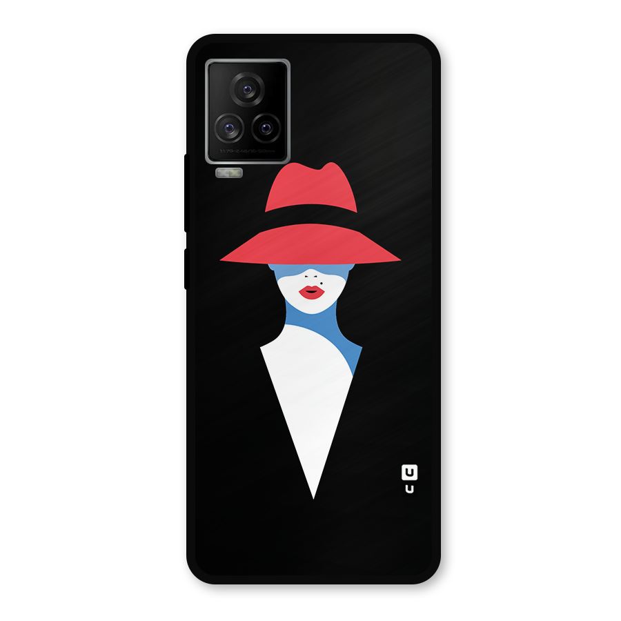 Mysterious Woman Illustration Metal Back Case for iQOO 7 Legend 5G