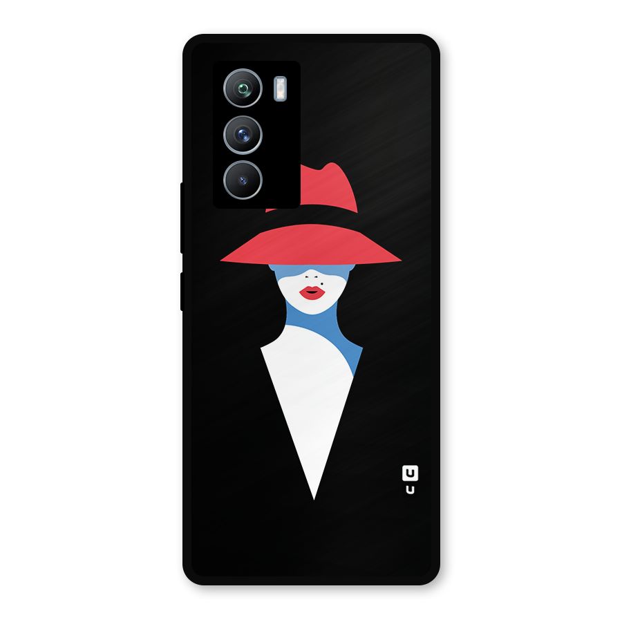 Mysterious Woman Illustration Metal Back Case for iQOO 9 SE