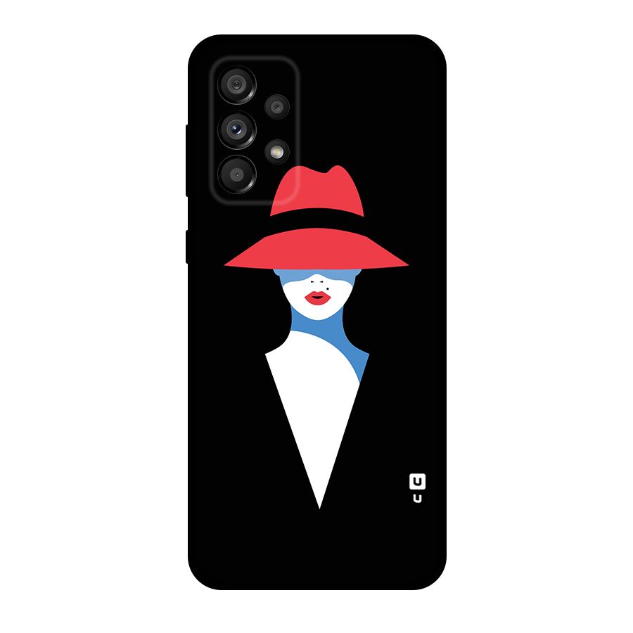 Mysterious Woman Illustration Original Polycarbonate Back Case for Galaxy A73 5G