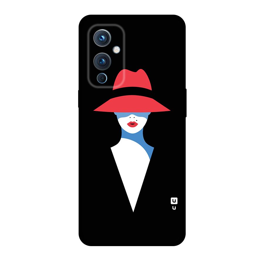 Mysterious Woman Illustration Original Polycarbonate Back Case for OnePlus 9