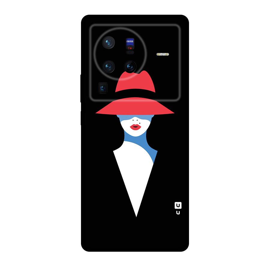 Mysterious Woman Illustration Original Polycarbonate Back Case for Vivo X80