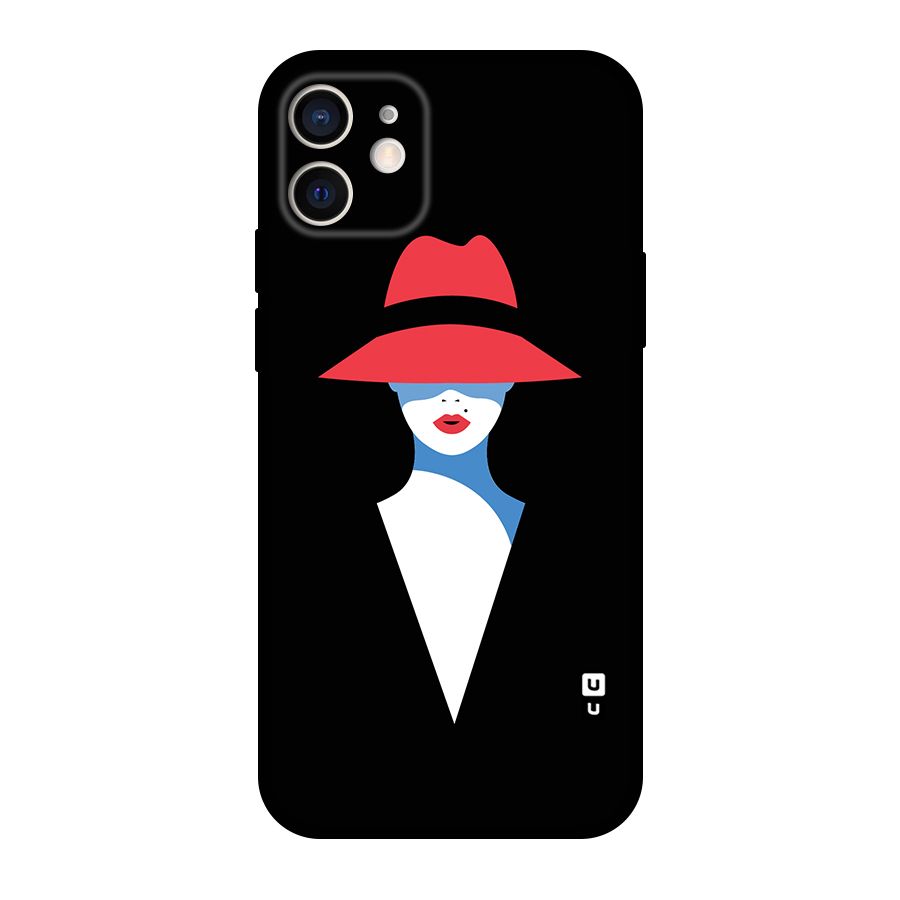 Mysterious Woman Illustration Original Polycarbonate Back Case for iPhone 12