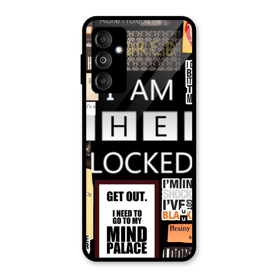 Mystery Pattern Glass Back Case for Galaxy M14 5G