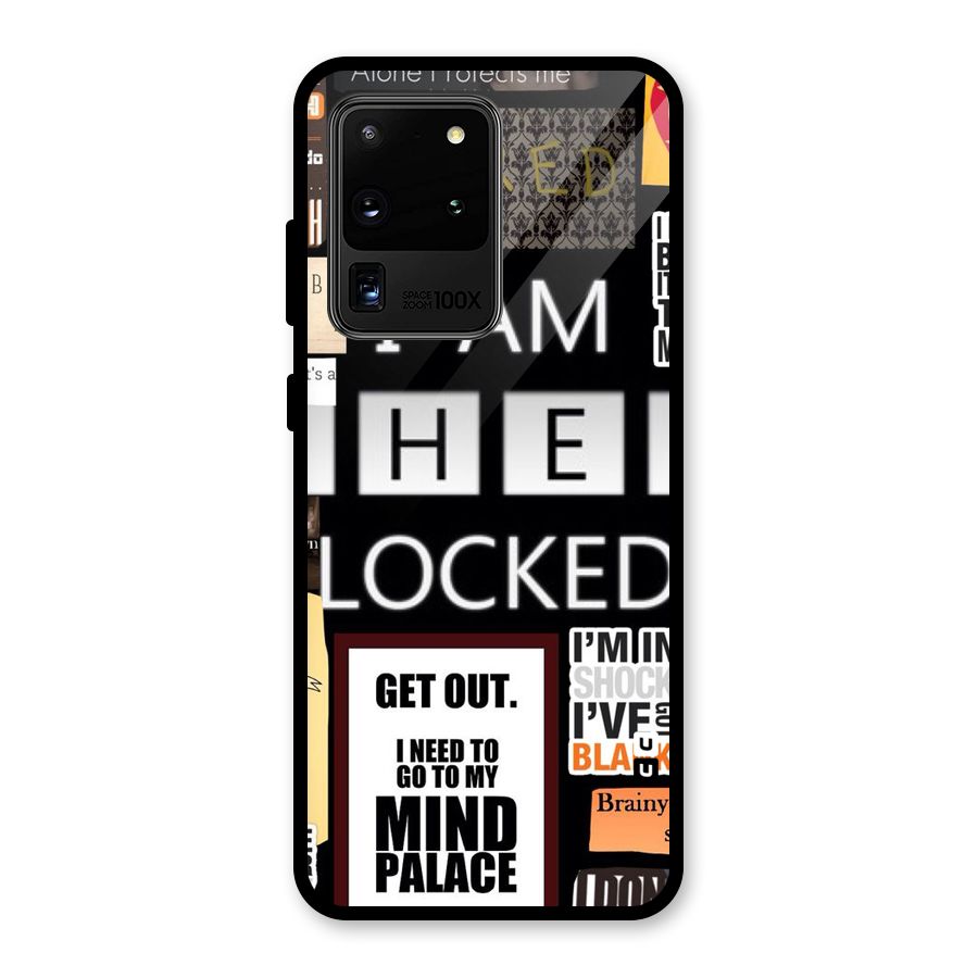 Mystery Pattern Glass Back Case for Galaxy S20 Ultra