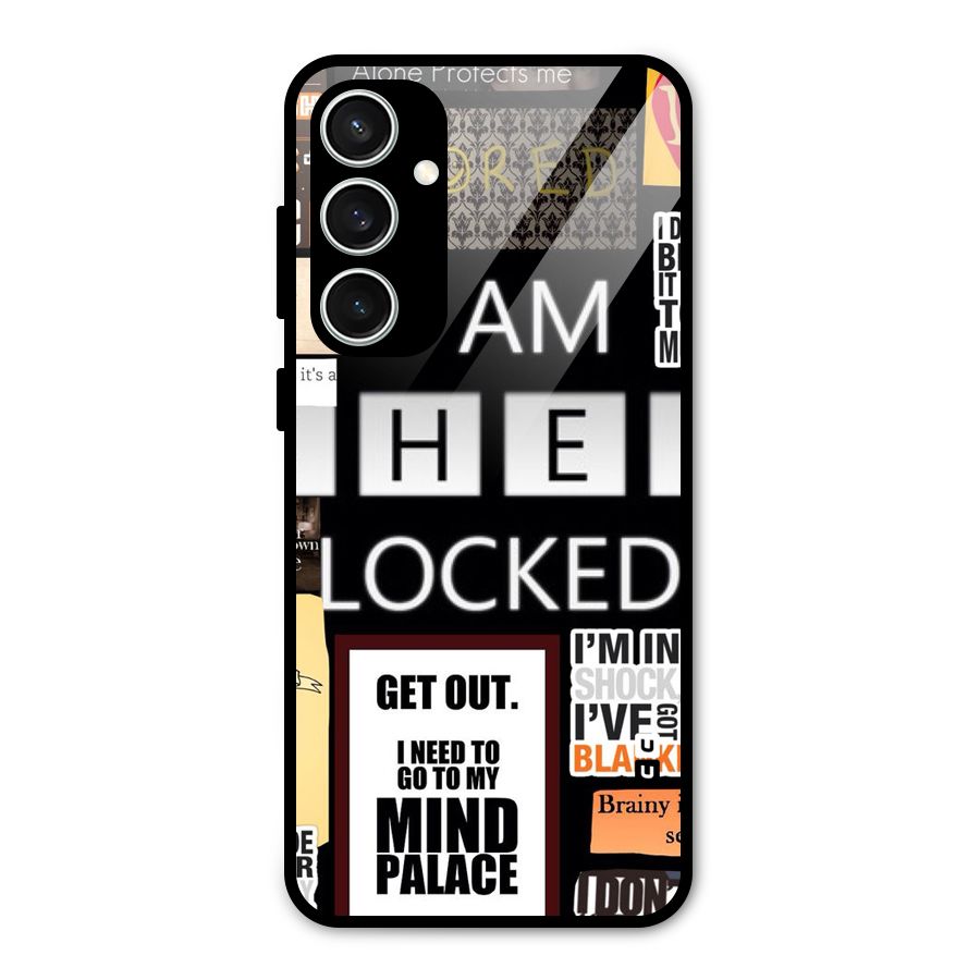 Mystery Pattern Glass Back Case for Galaxy S23 FE