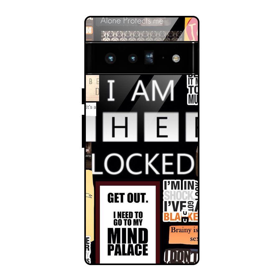 Mystery Pattern Glass Back Case for Google Pixel 6 Pro