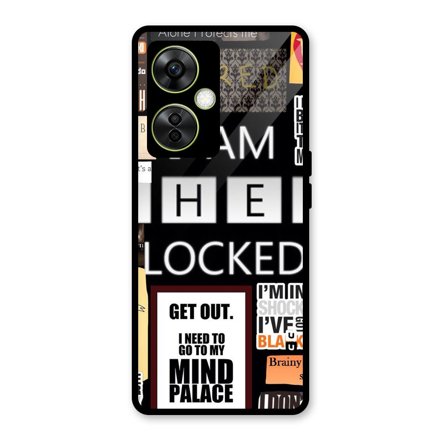Mystery Pattern Glass Back Case for OnePlus Nord CE 3 Lite
