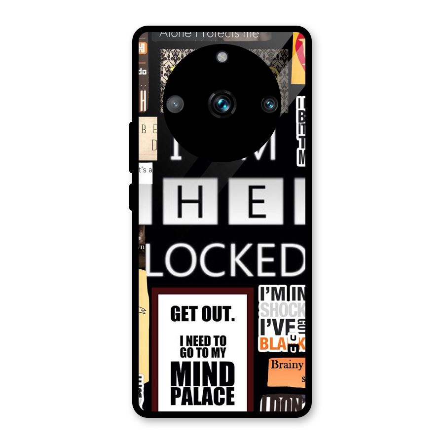 Mystery Pattern Glass Back Case for Realme 11 Pro Plus