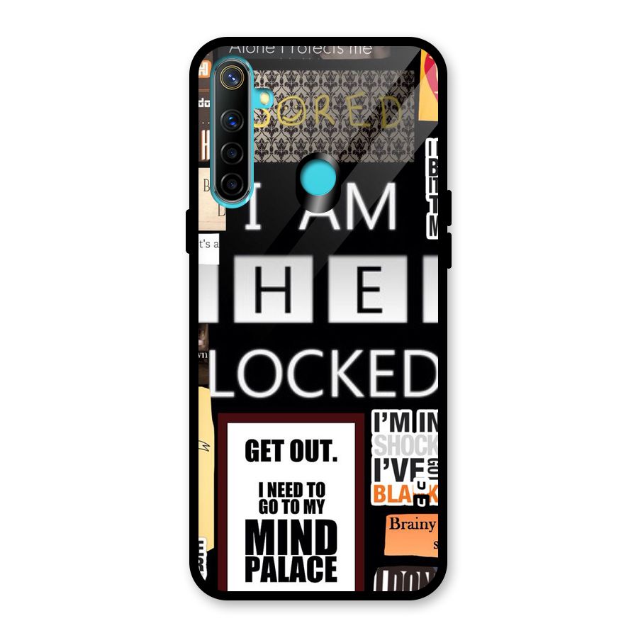 Mystery Pattern Glass Back Case for Realme 5