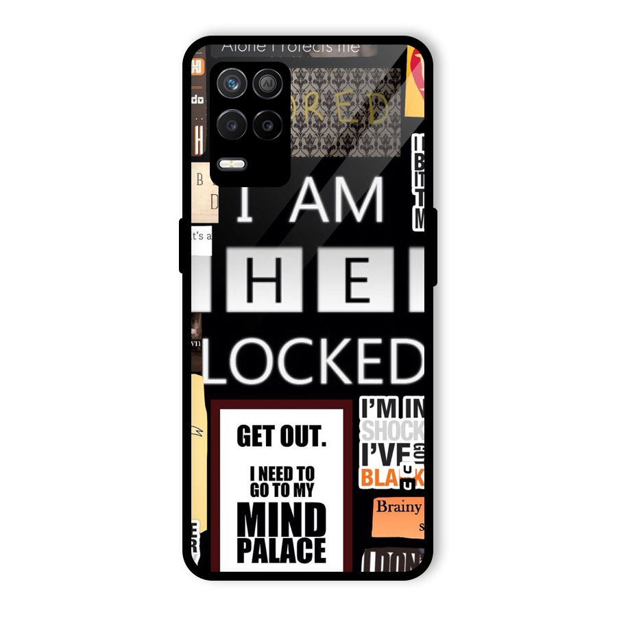 Mystery Pattern Glass Back Case for Realme 8s 5G