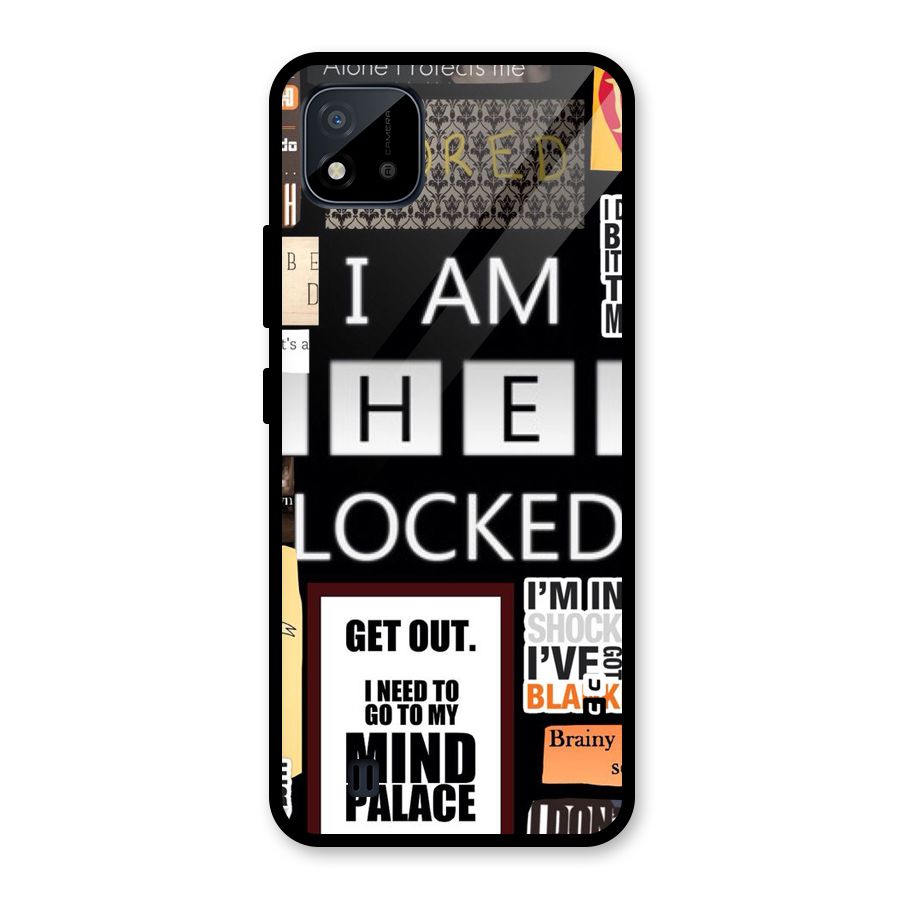 Mystery Pattern Glass Back Case for Realme C11 2021