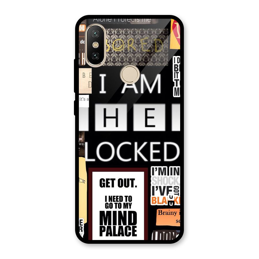 Mystery Pattern Glass Back Case for Redmi A2