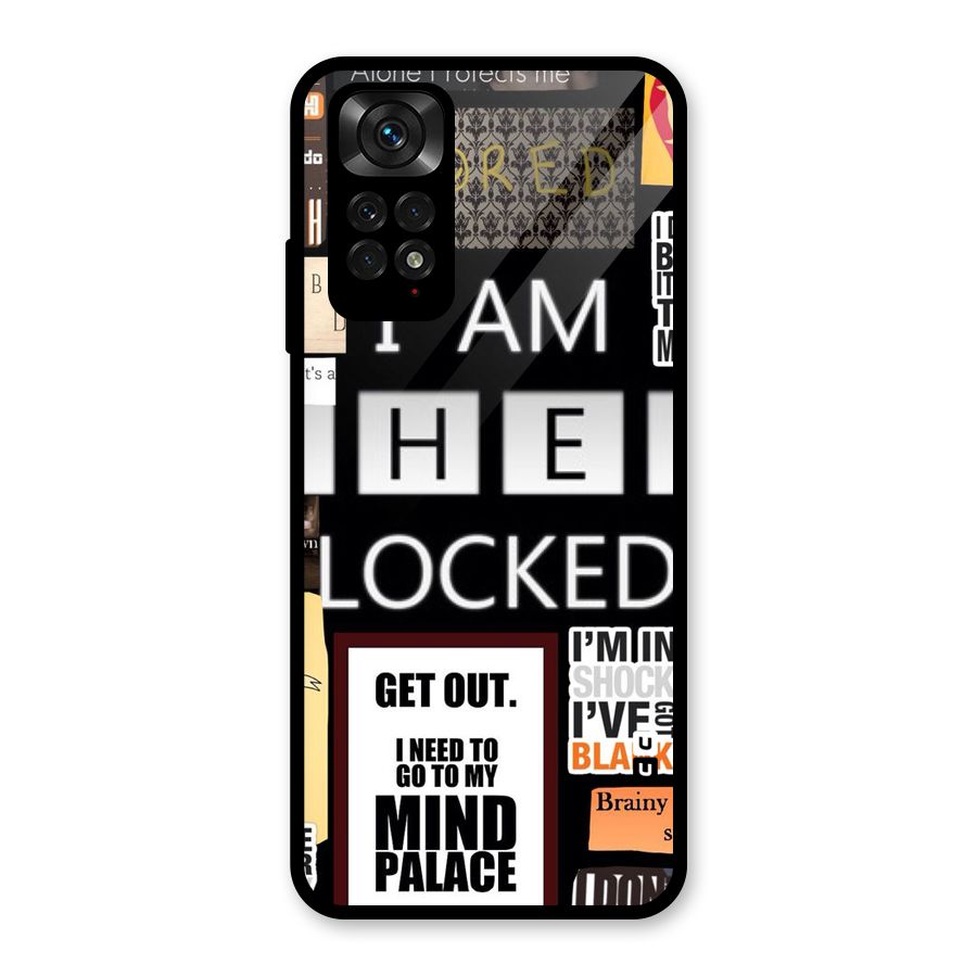 Mystery Pattern Glass Back Case for Redmi Note 11S