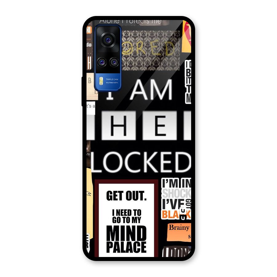 Mystery Pattern Glass Back Case for Vivo Y31