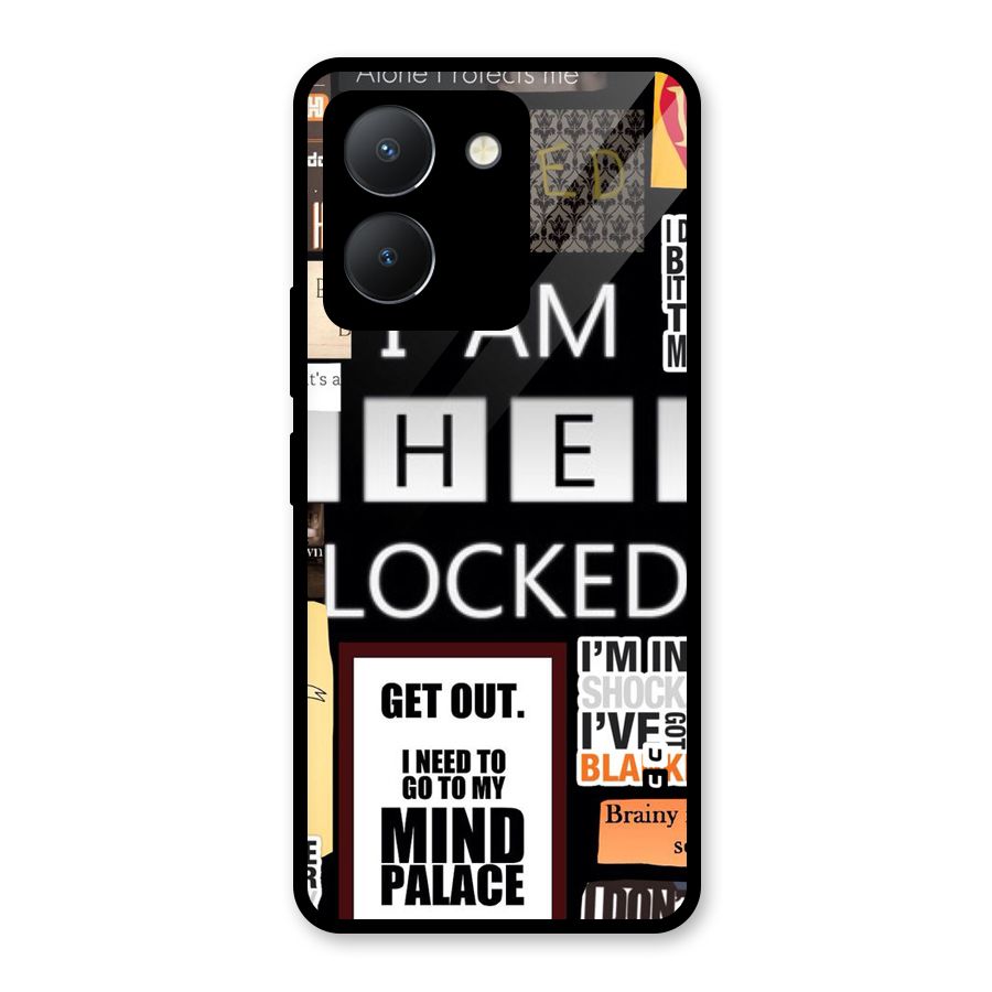 Mystery Pattern Glass Back Case for Vivo Y36