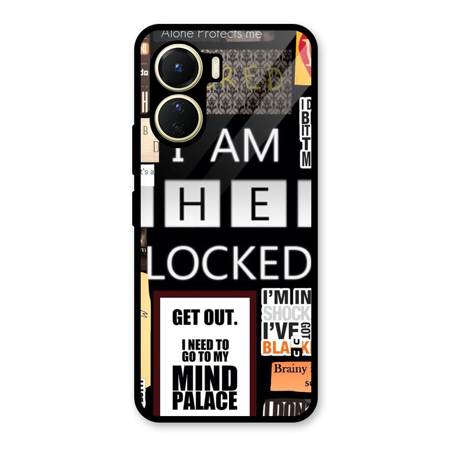Mystery Pattern Glass Back Case for Vivo Y56