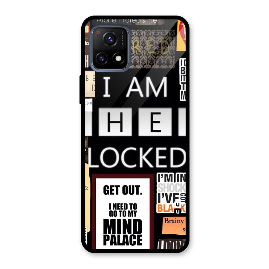 Mystery Pattern Glass Back Case for Vivo Y72 5G