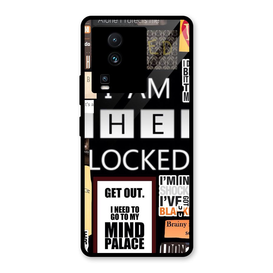 Mystery Pattern Glass Back Case for Vivo iQOO Neo 7 Pro
