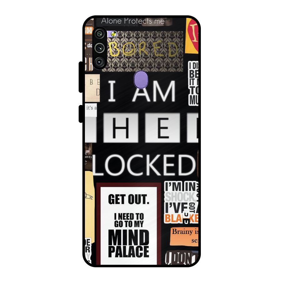 Mystery Pattern Metal Back Case for Galaxy M11
