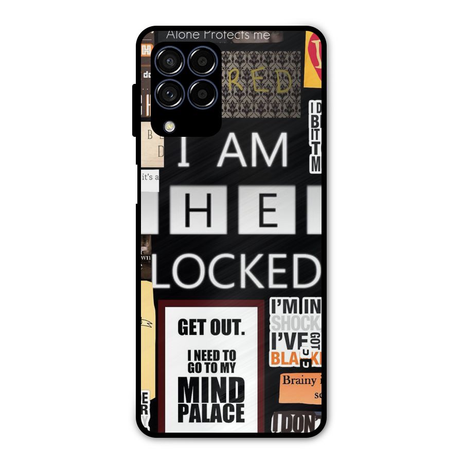 Mystery Pattern Metal Back Case for Galaxy M53 5G