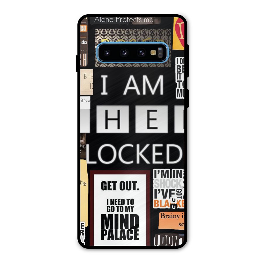 Mystery Pattern Metal Back Case for Galaxy S10