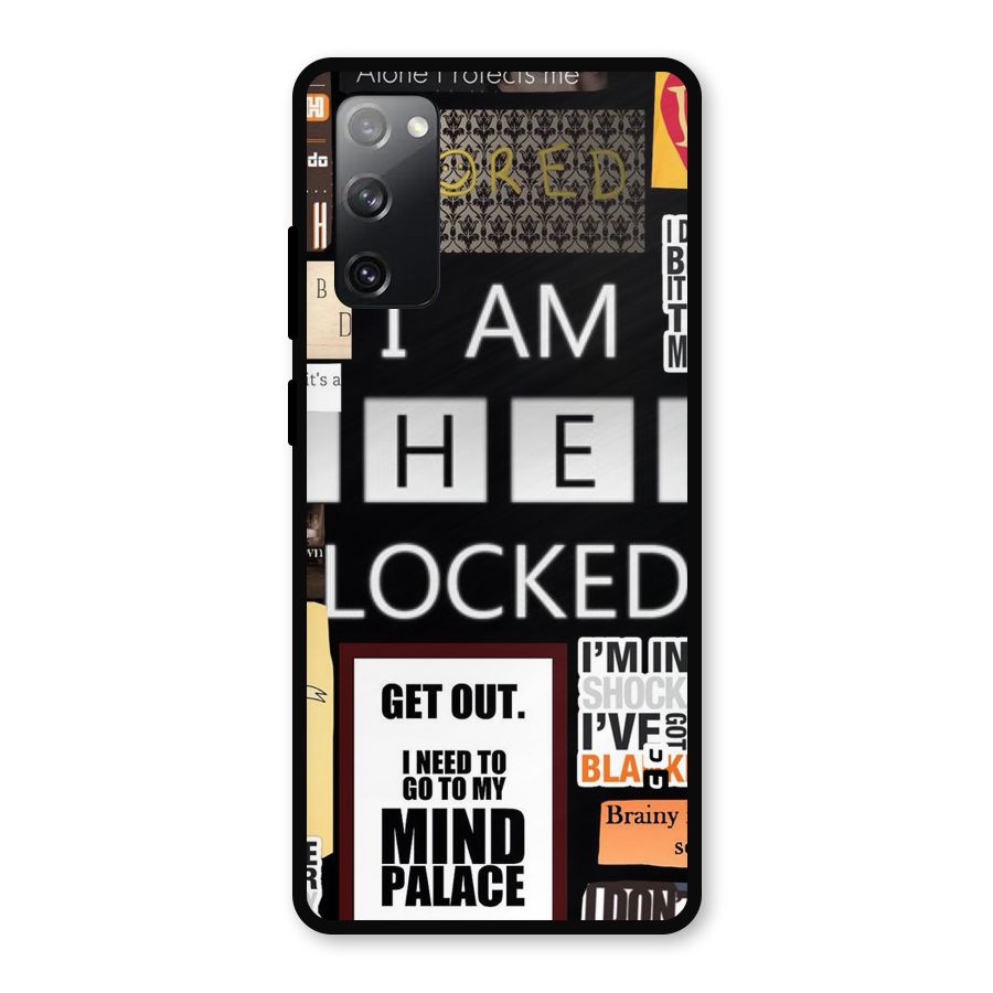 Mystery Pattern Metal Back Case for Galaxy S20 FE 5G