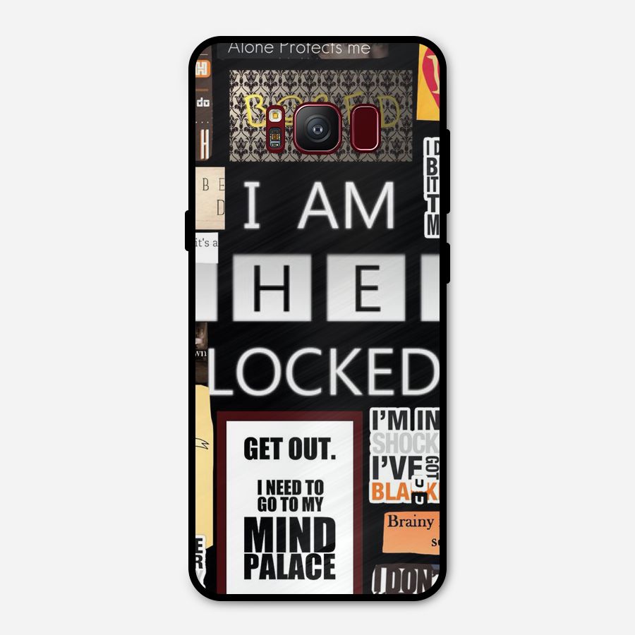 Mystery Pattern Metal Back Case for Galaxy S8