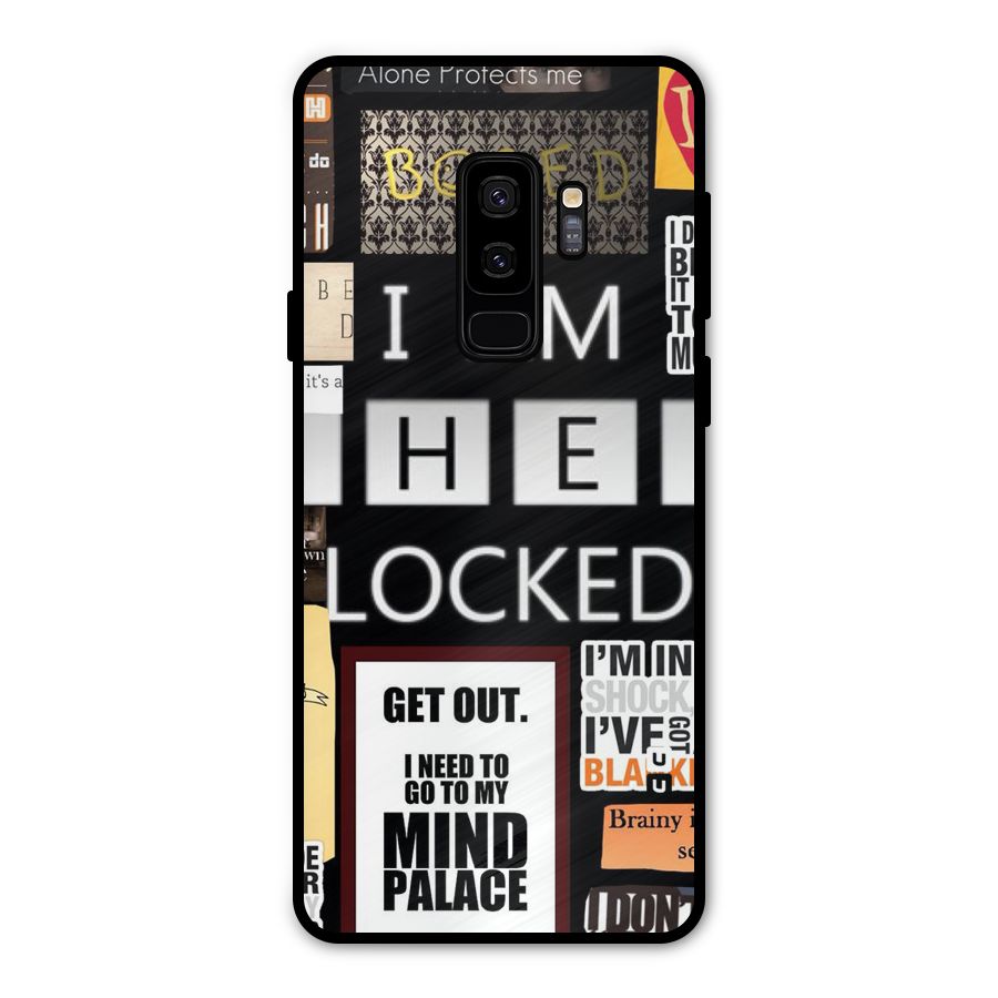 Mystery Pattern Metal Back Case for Galaxy S9 Plus